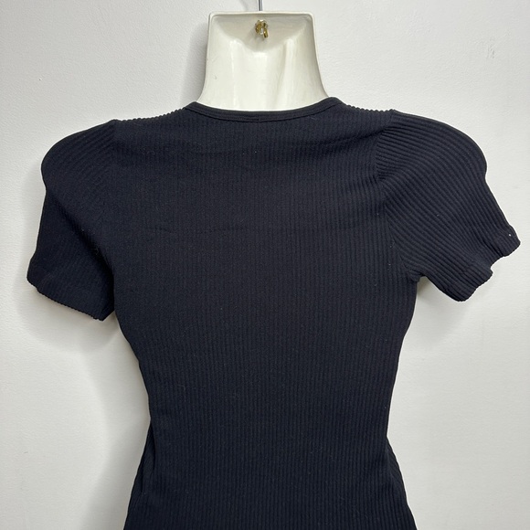 Aritzia The Group by Babaton Seamless Tee Bodysuit Black XS - Picture 6 of 12
